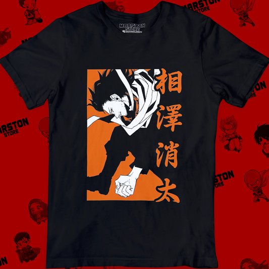 Polera negra de Boku no Hero Academia (My Hero Academia) con Shota Aizawa