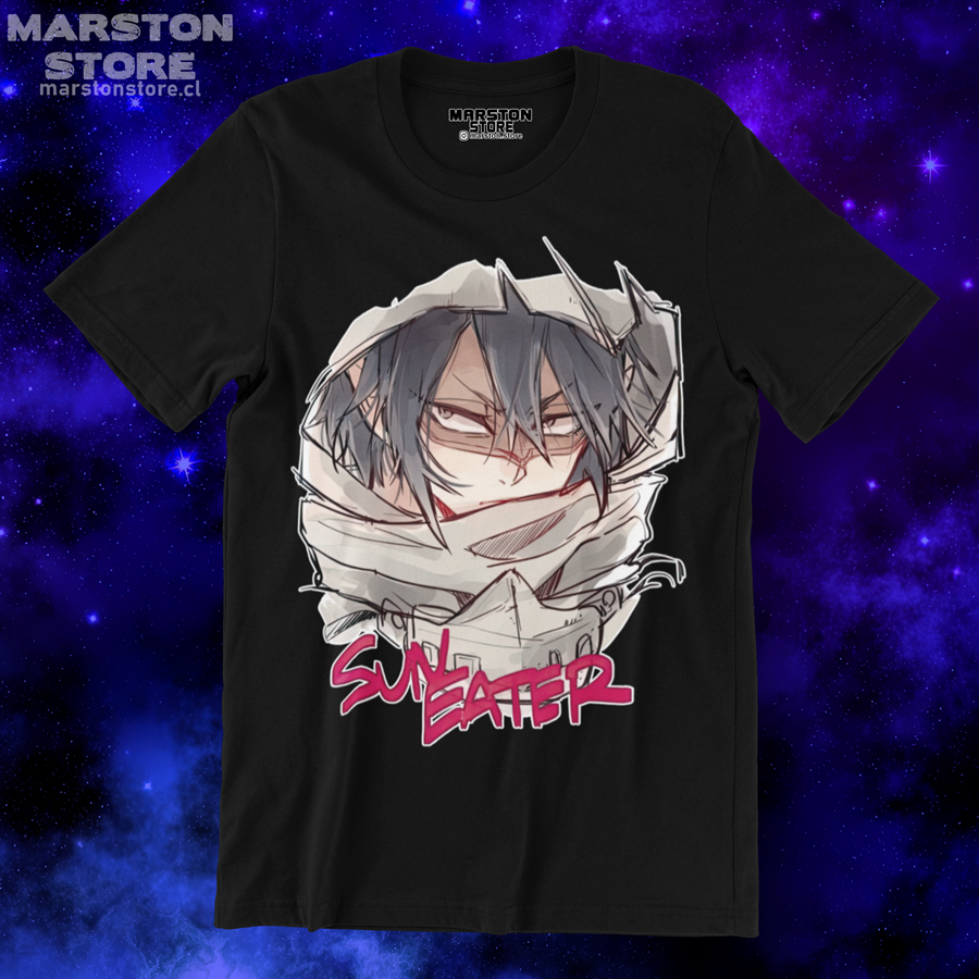 Polera negra de Boku no Hero Academia (My Hero Academia) con Tamaki Amajiki