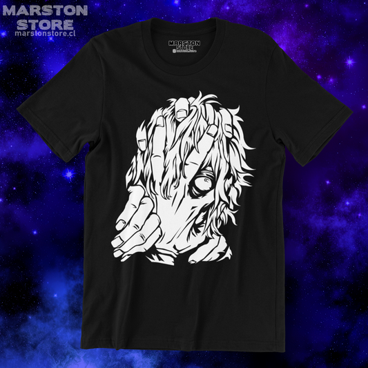Polera negra de Boku no Hero Academia (My Hero Academia) con Tomura Shigaraki