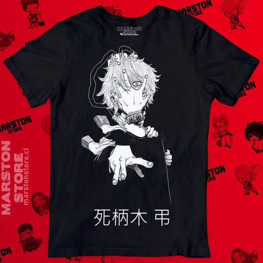 Polera negra de Boku no Hero Academia (My Hero Academia) con Tomura Shigaraki