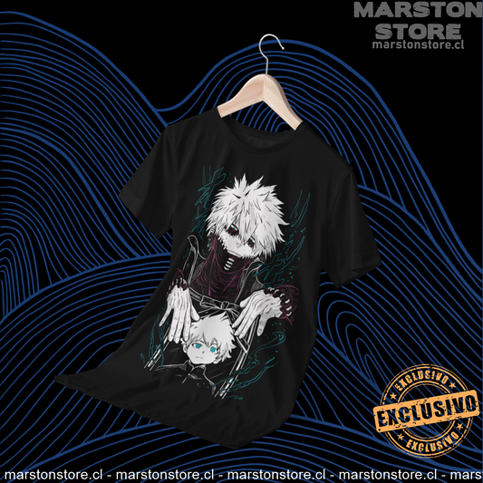 Polera negra de Boku no Hero Academia (My Hero Academia) con Toya Todoroki (Dabi)