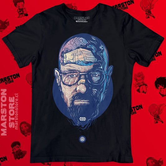 Polera negra de Breaking Bad con Walter White (Heisenberg)