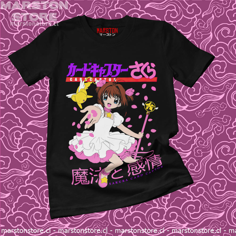 Polera negra de Cardcaptor Sakura (Sakura Card Captor)