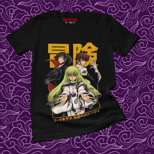 Polera negra de Code Geass