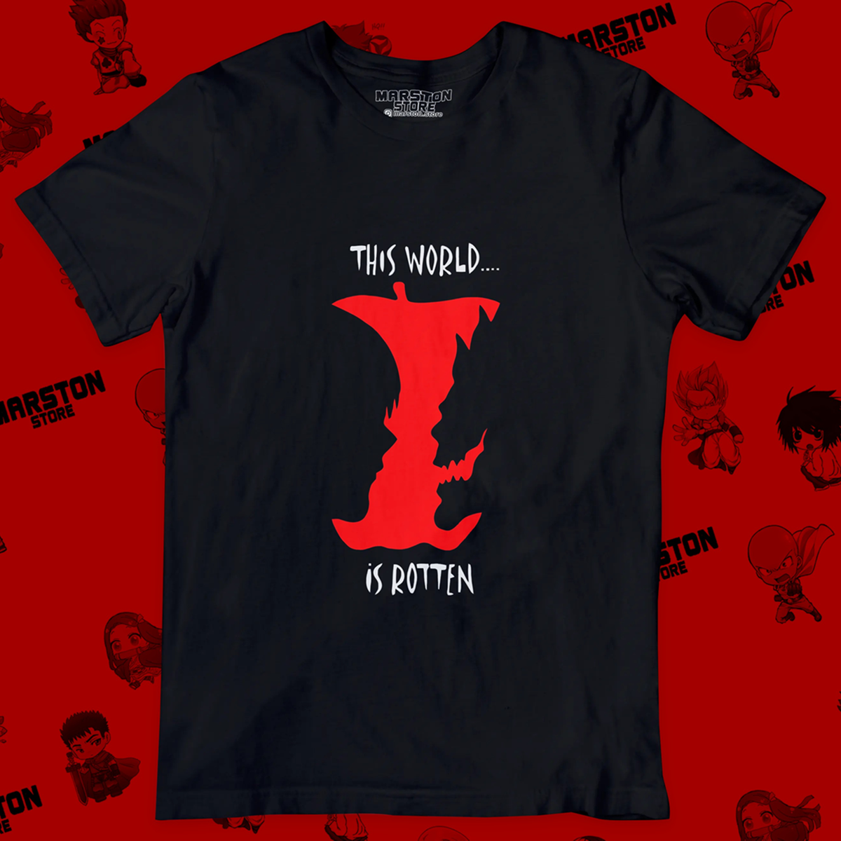 Polera negra de Death Note