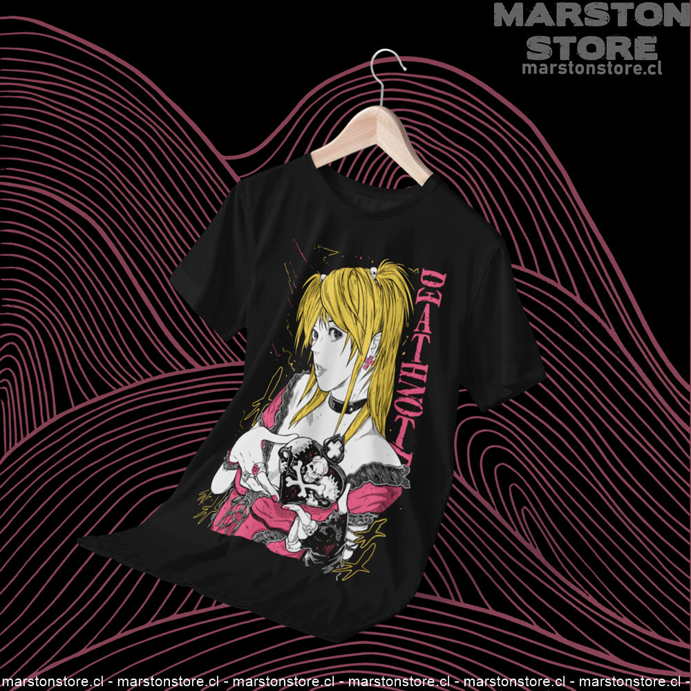 Polera negra de Death Note con Misa Amane