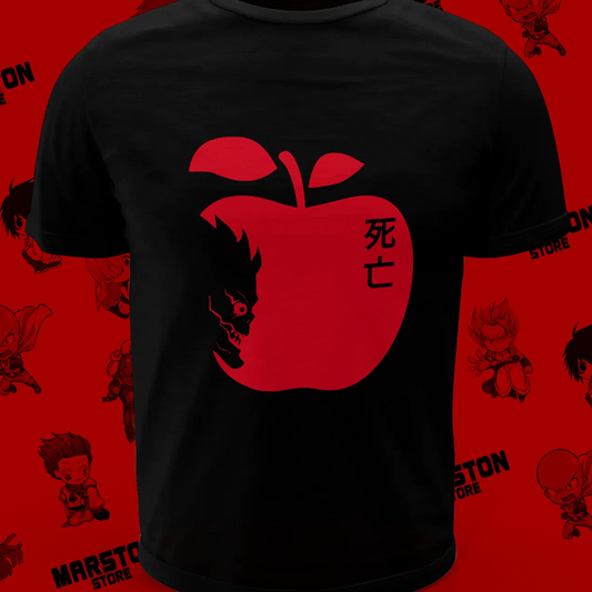 Polera negra de Death Note con Ryuk