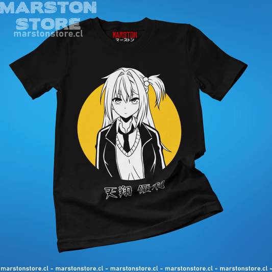 Polera negra de Deatte 5-byou de Battle (Battle Game in 5 Seconds)
