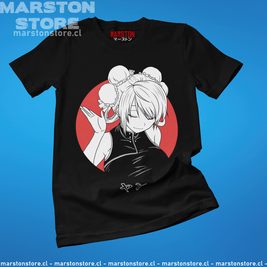 Polera negra de Deatte 5-byou de Battle (Battle Game in 5 Seconds)