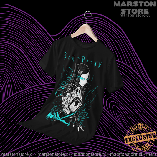 Polera negra de Ergo Proxy