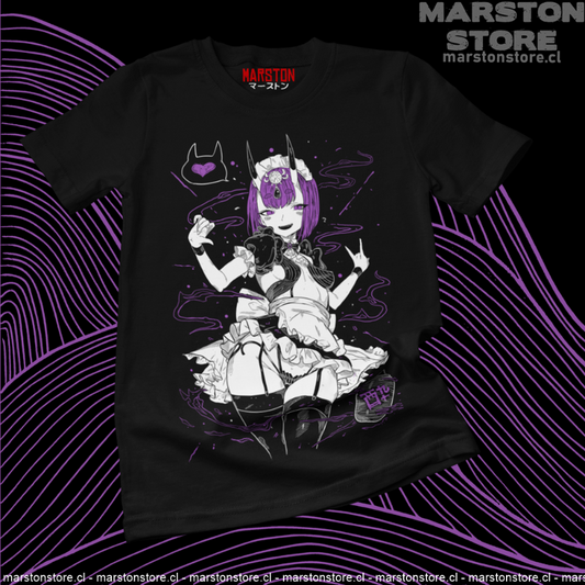 Polera negra de Fate/Grand Order con Shuten-Douji