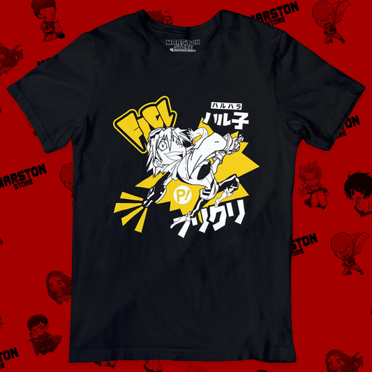 Polera negra de FLCL