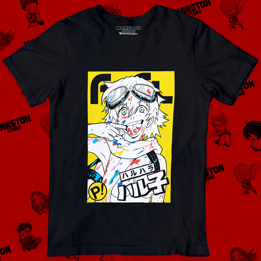 Polera negra de FLCL
