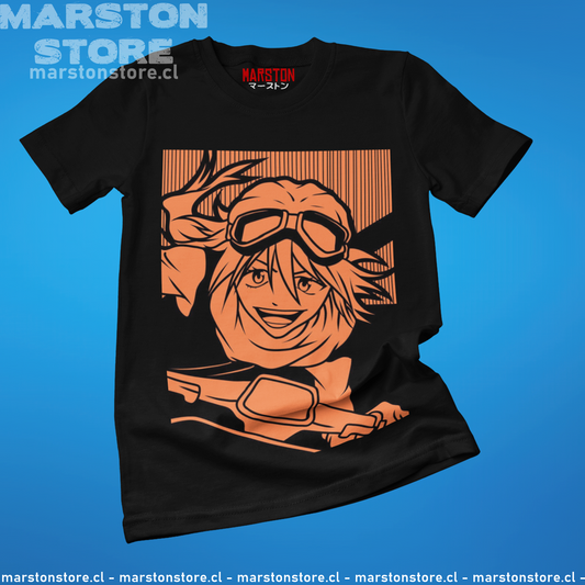 Polera negra de FLCL (Fooly Cooly)