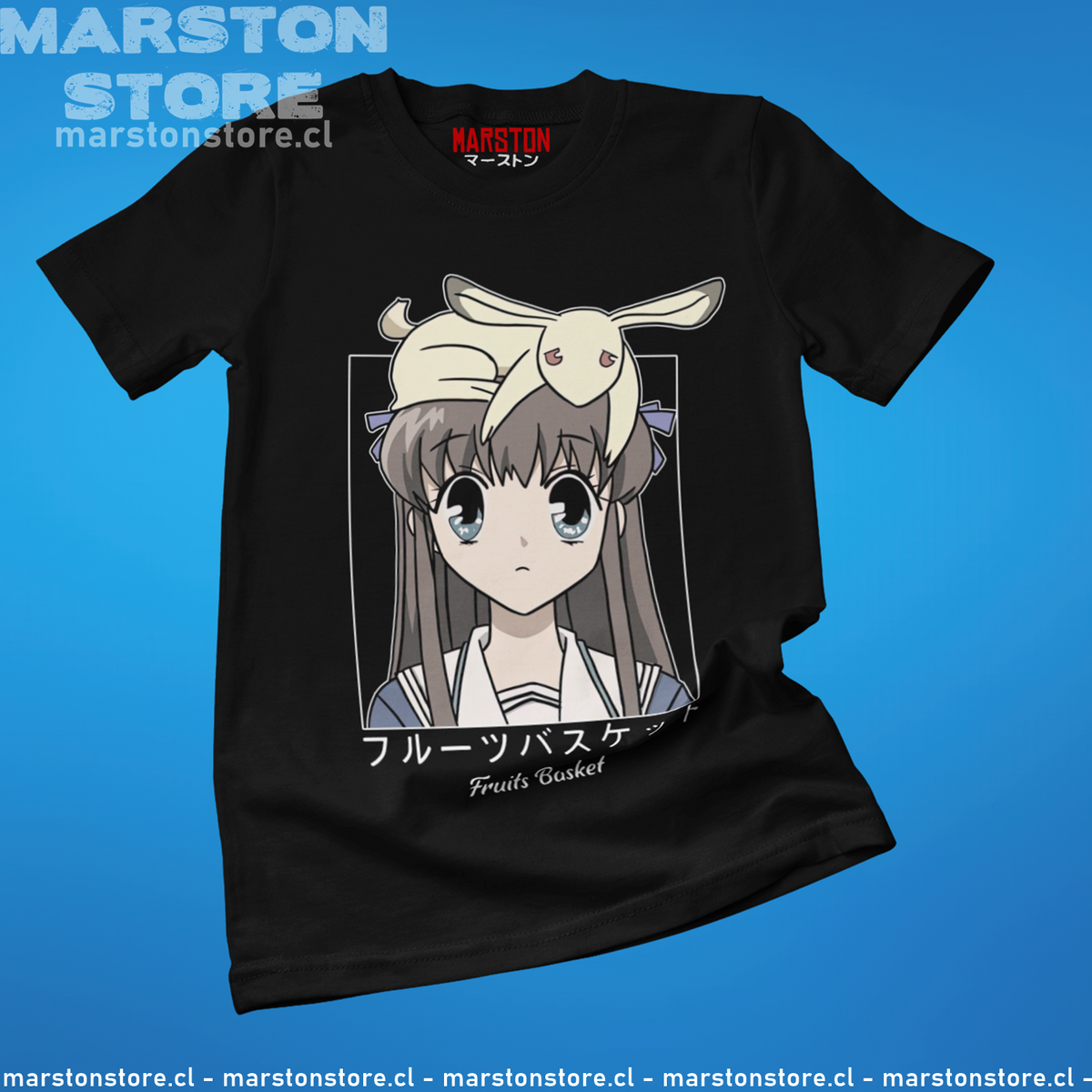 Polera negra de Fruits Basket