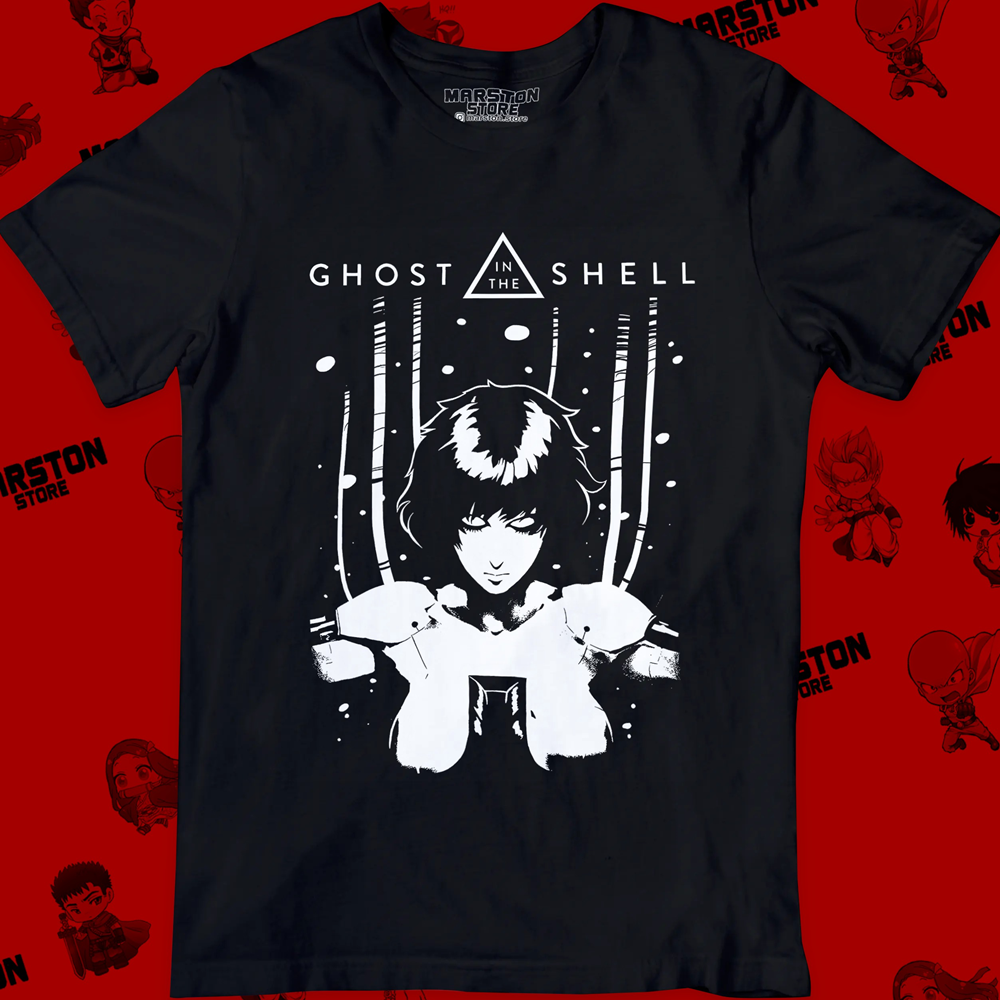 Polera negra de Ghost in the Shell