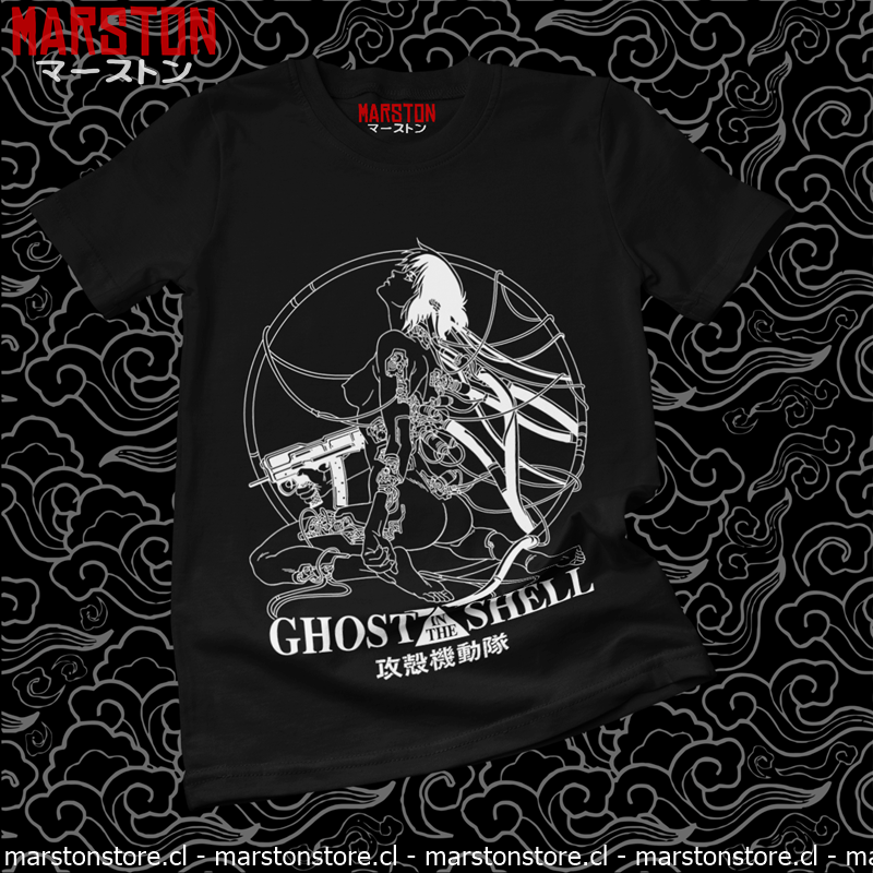 Polera negra de Ghost in the Shell