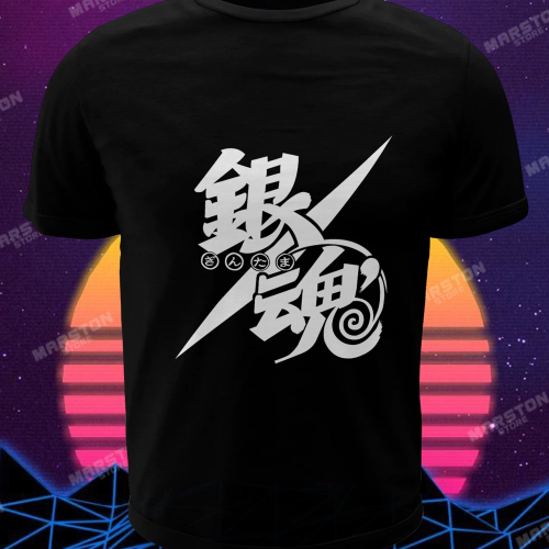 Polera negra de Gintama