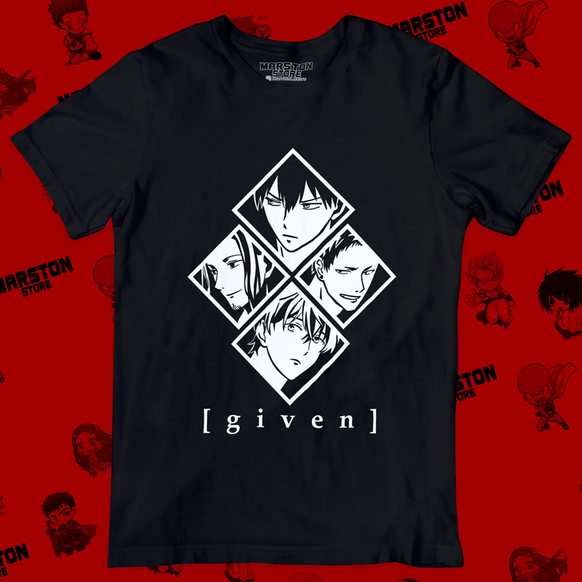 Polera negra de Given