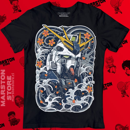 Polera negra de Gundam