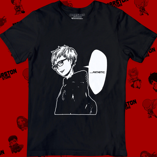 Polera negra de Haikyuu!! con Kei Tsukishima