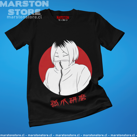 Polera negra de Haikyuu!! con Kenma Kozume