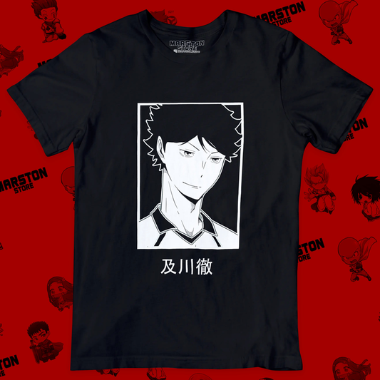 Polera negra de Haikyuu!! con Toru Oikawa