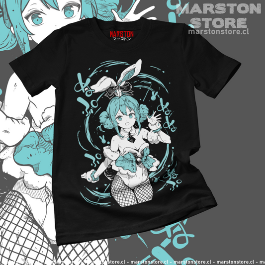 Polera negra de Hatsune Miku