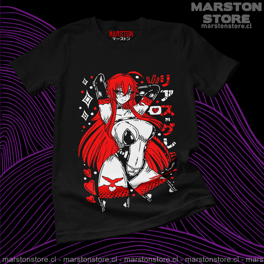 Polera negra de High School DxD con Rias Gremory