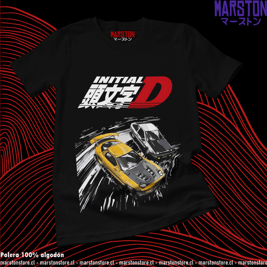 Polera negra de Initial D