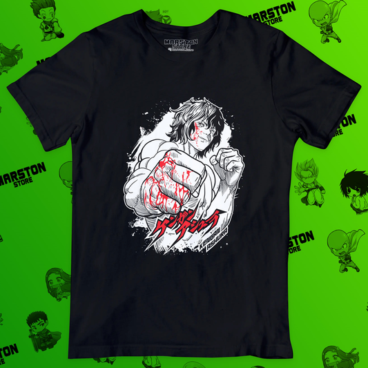 Polera negra de Kengan Ashura