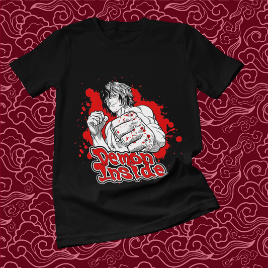 Polera negra de Kengan Ashura