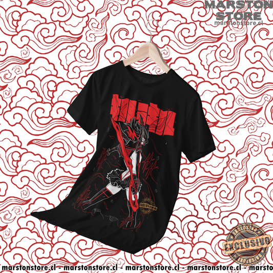 Polera negra de Kill la Kill con Ryuko Matoi