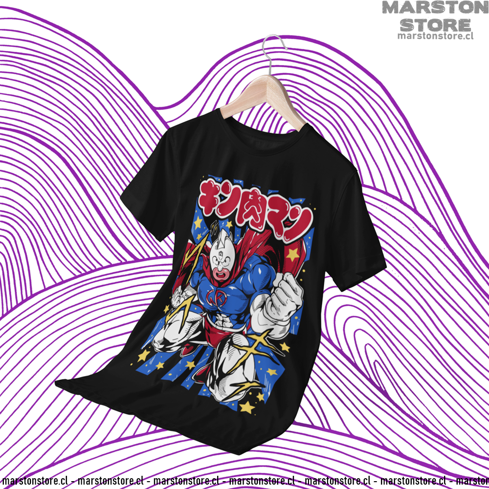 Polera negra de Kinnikuman