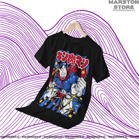 Polera negra de Kinnikuman