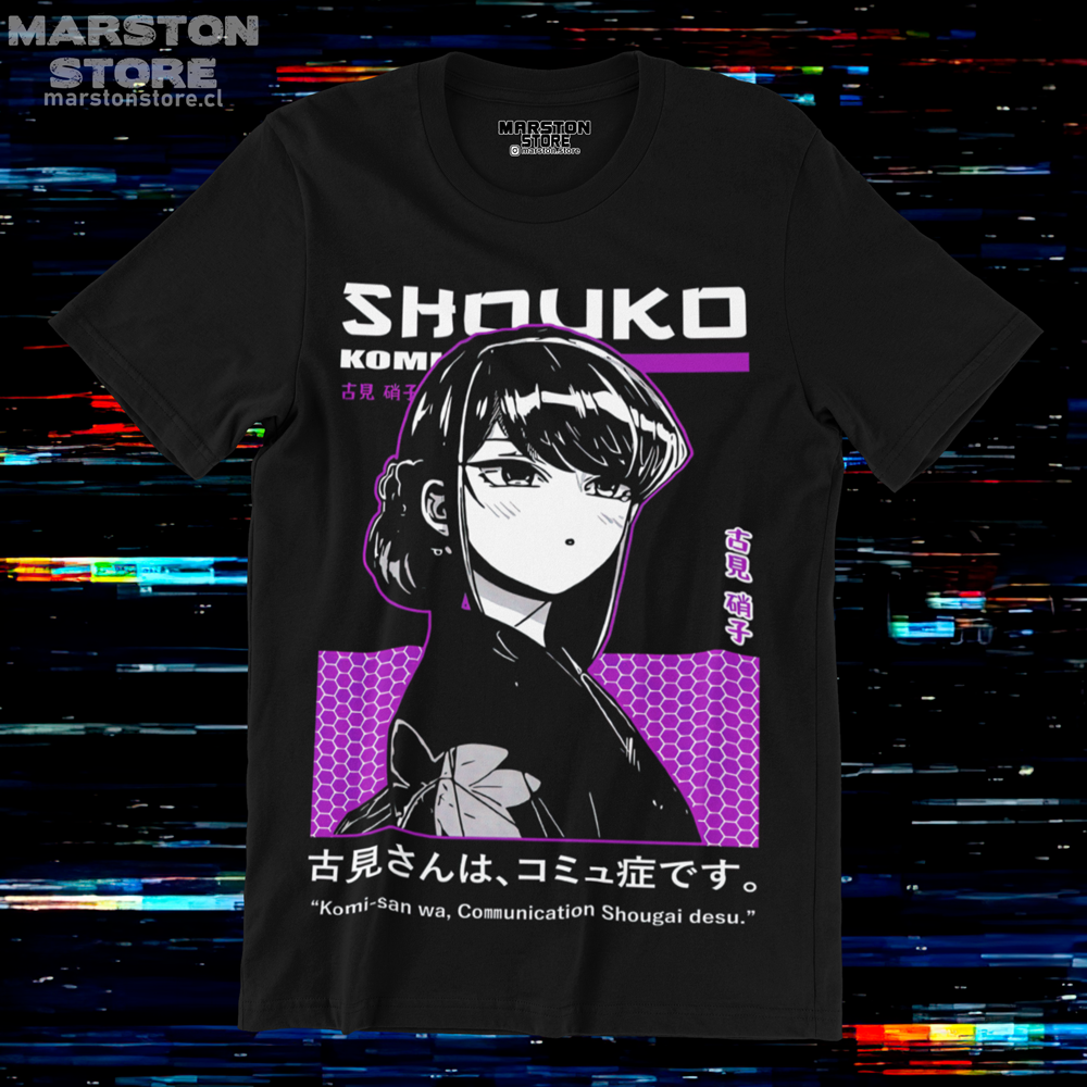 Polera negra de Komi-san wa Komyushou Desu (Komi Can't Communicate)
