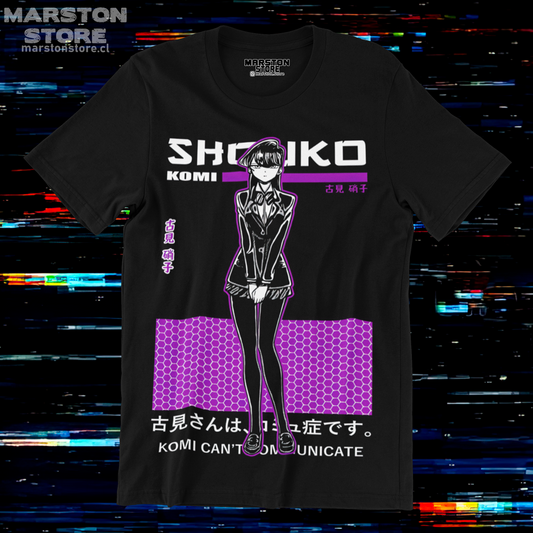 Polera negra de Komi-san wa Komyushou Desu (Komi Can't Communicate)