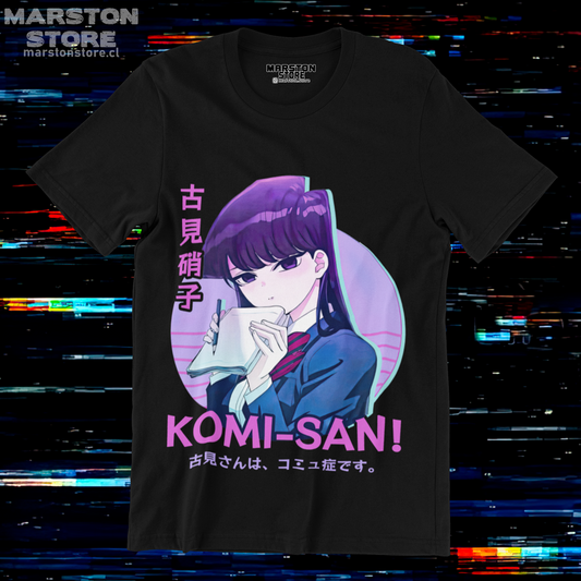 Polera negra de Komi-san wa Komyushou Desu (Komi Can't Communicate)