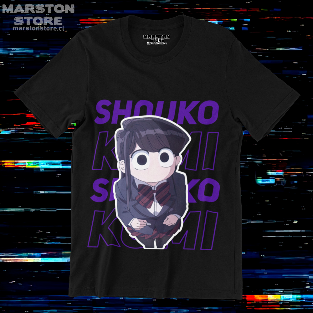 Polera negra de Komi-san wa Komyushou Desu (Komi Can't Communicate)