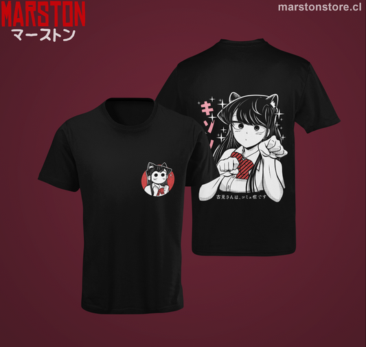 Polera negra de Komi-san wa Komyushou Desu (Komi Can't Communicate)