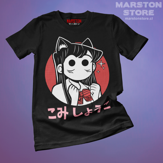 Polera negra de Komi-san wa Komyushou Desu (Komi Can't Communicate)