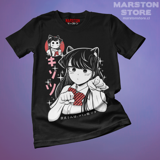 Polera negra de Komi-san wa Komyushou Desu (Komi Can't Communicate)