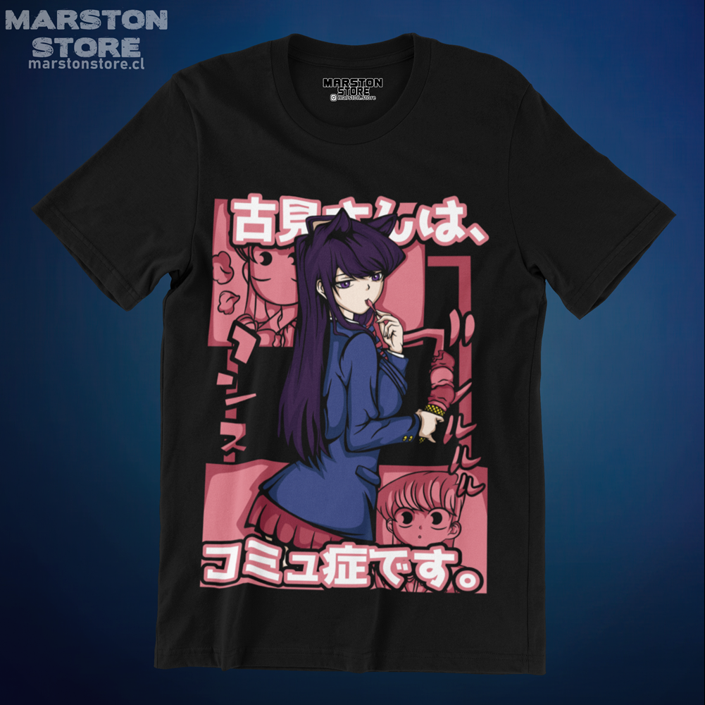 Polera negra de Komi-san wa Komyushou Desu (Komi Can't Communicate)