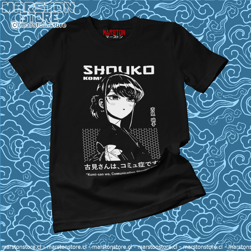 Polera negra de Komi-san wa Komyushou Desu (Komi Can't Communicate)