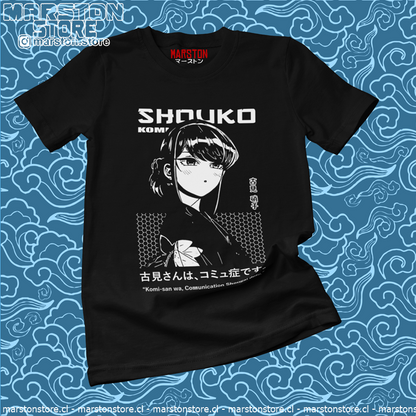 Polera negra de Komi-san wa Komyushou Desu (Komi Can't Communicate)
