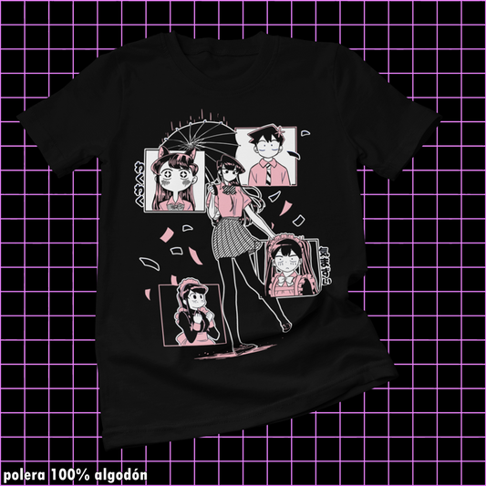 Polera negra de Komi-san wa Komyushou Desu (Komi Can't Communicate)