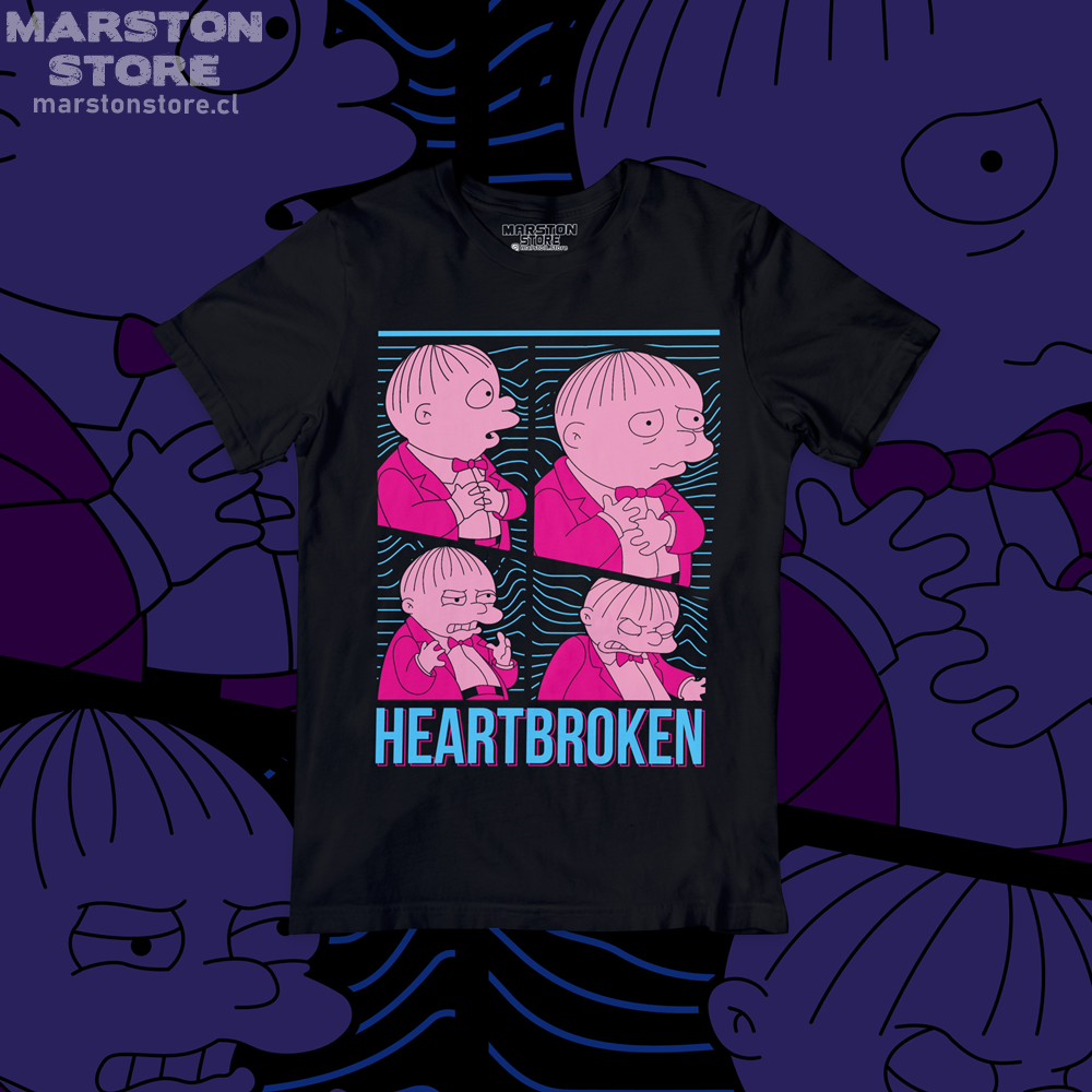 Polera negra de Los Simpson