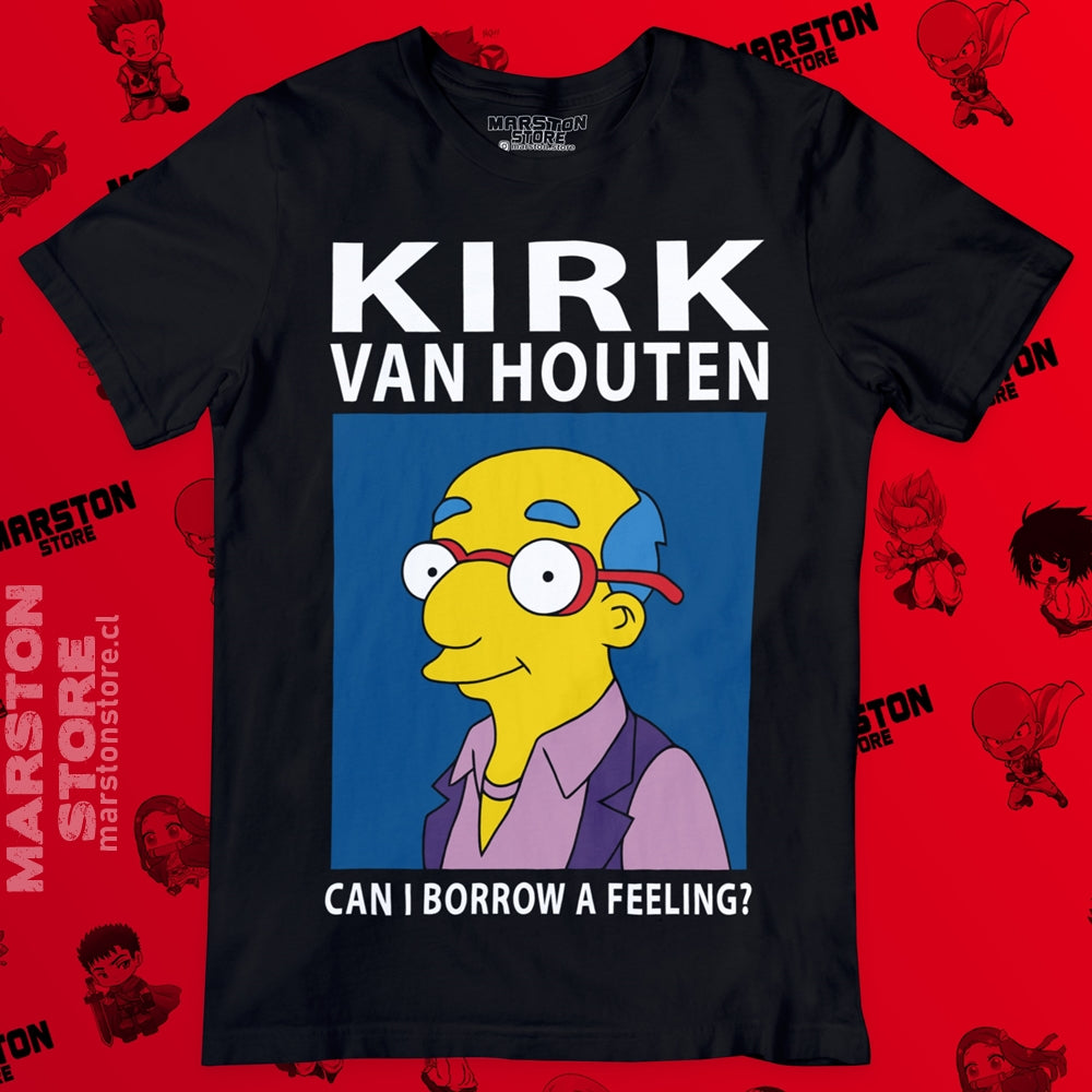 Polera negra de Los Simpson con Kirk Van Houten