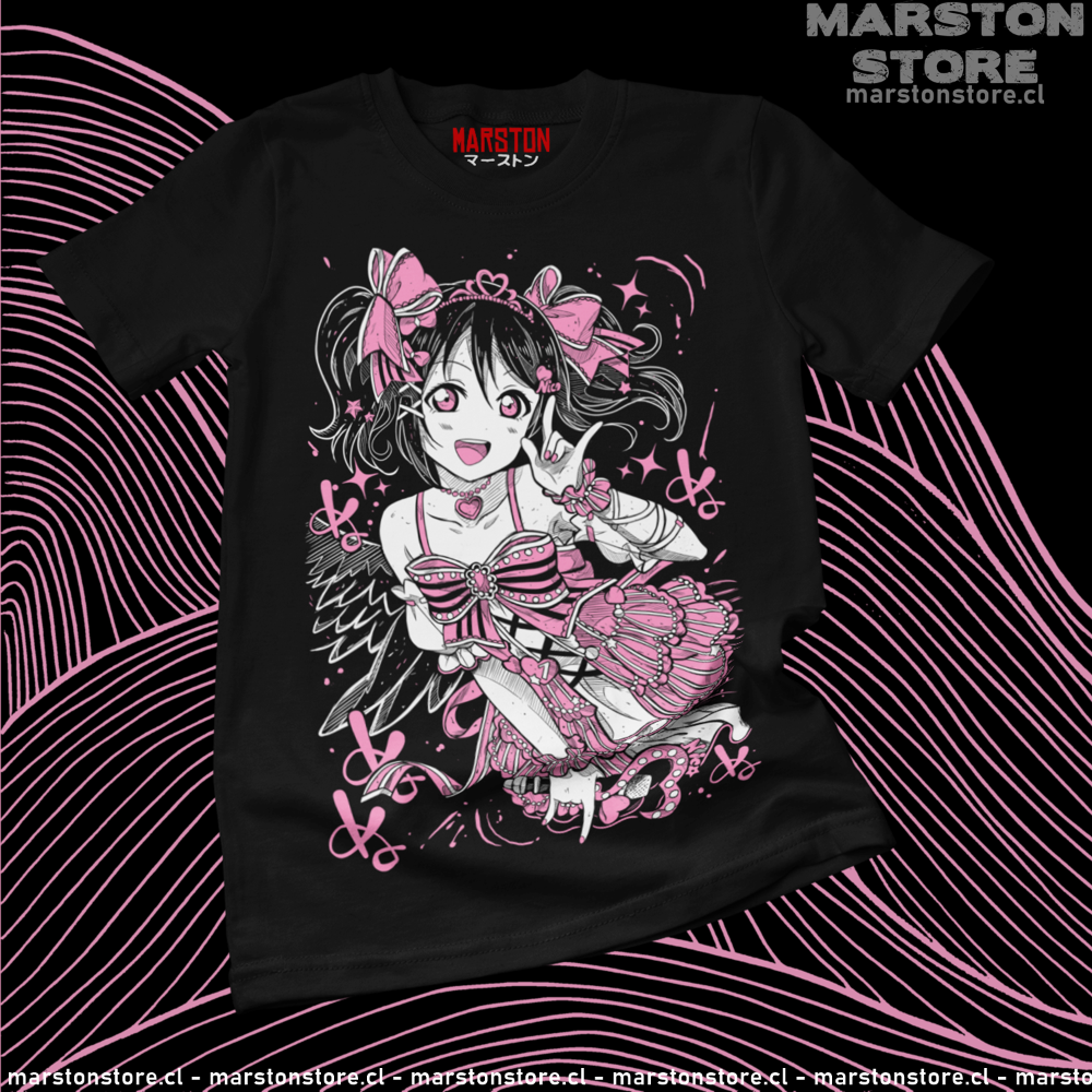 Polera negra de Love Live! School Idol Project con Nico Yazawa