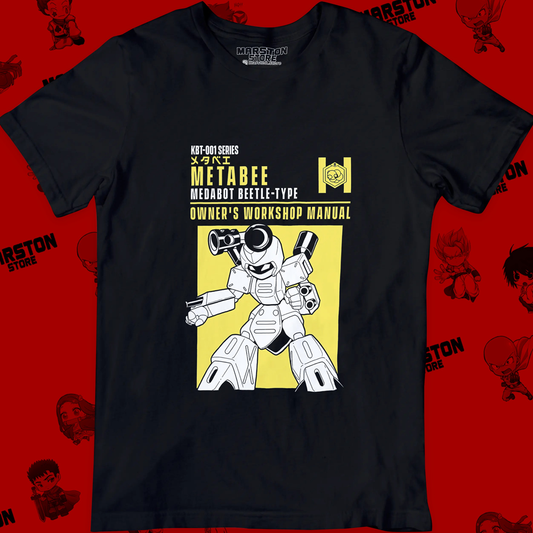 Polera negra de Medabots